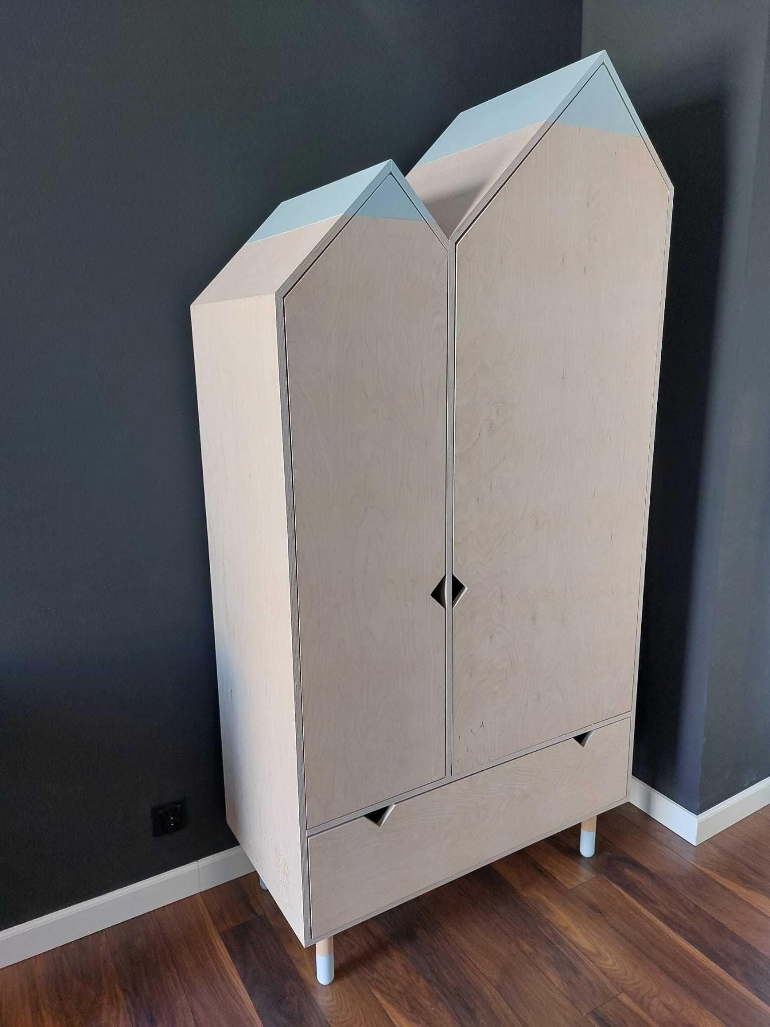 Szafa na ubrania Wood Luck Design