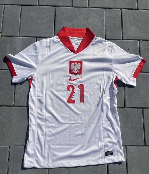 Koszulka Nicola Zalewski 21 Polska S Biało-Czerwona Reprezentacja