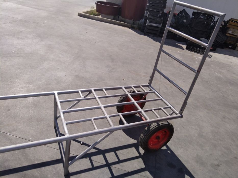 Carrinho para transporte de frutas e batata