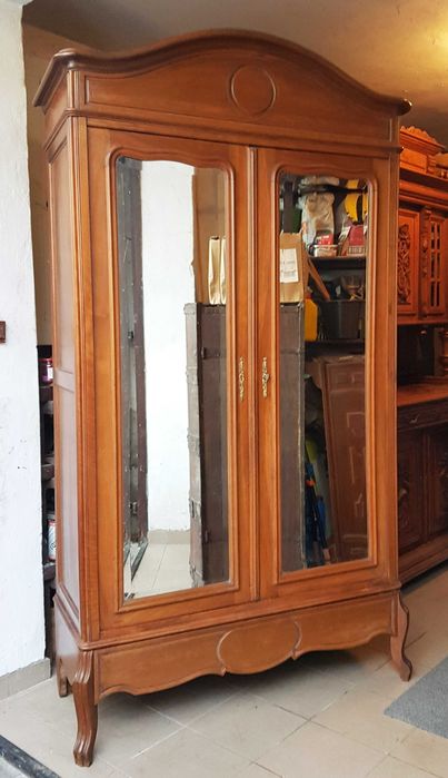 Stara szafa, antyk z pełnego drewna, pochodzenie Francja