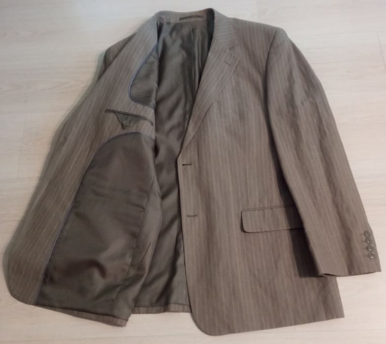 Garnitur męski lniany - nowy