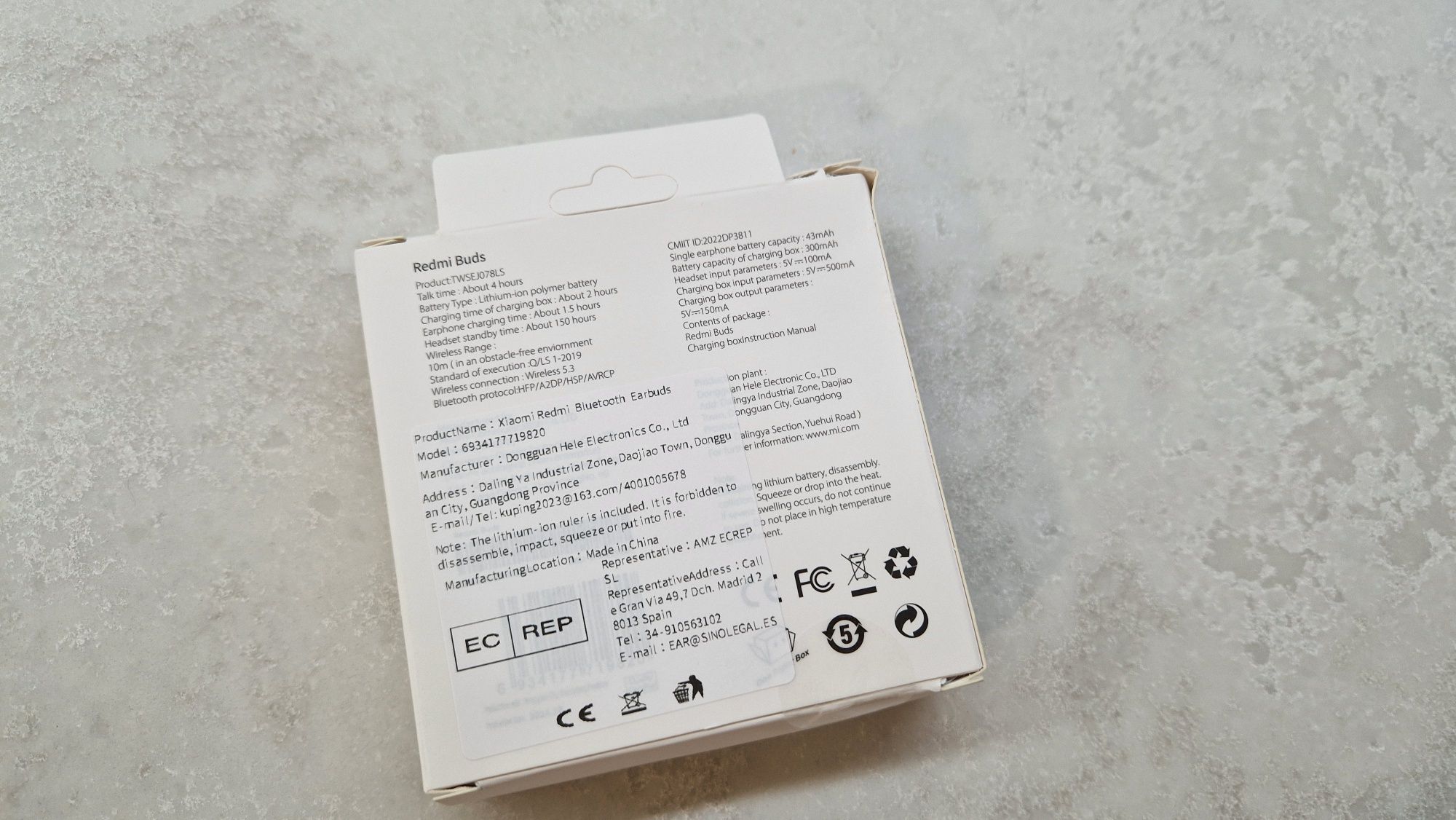 Słuchawki bezprzewodowe Xiaomi Redmi Buds