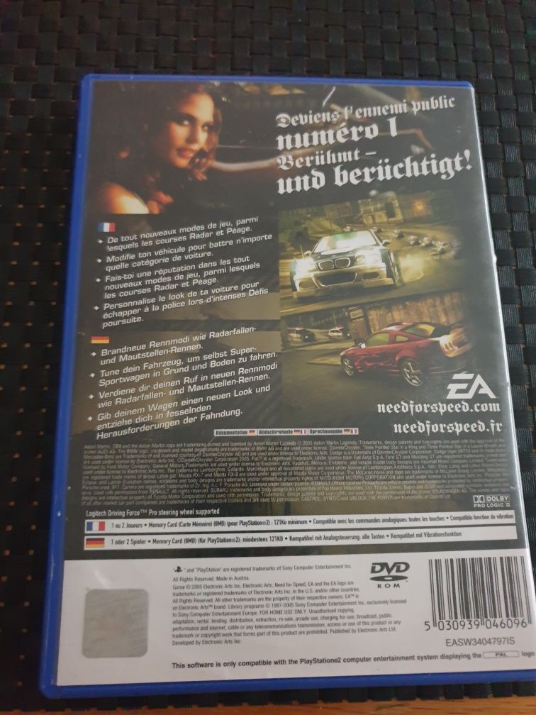 Need for speed most wanted playstation 2