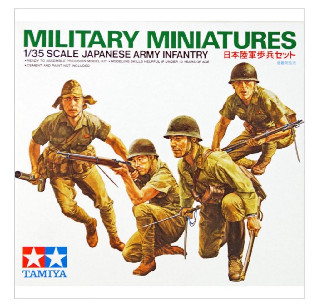 Zestaw model figurek Japanese Army Infantry Tamiya 35090