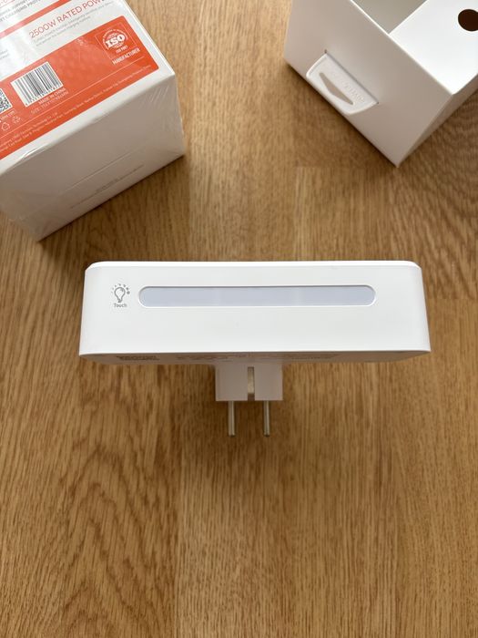 Разветвитель LDNIO розетка двойная с заземлением тройник с USB-портами