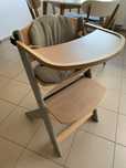 Kinderkraft Enock - krzesełko do karmienia 3w1 | Grey Wood