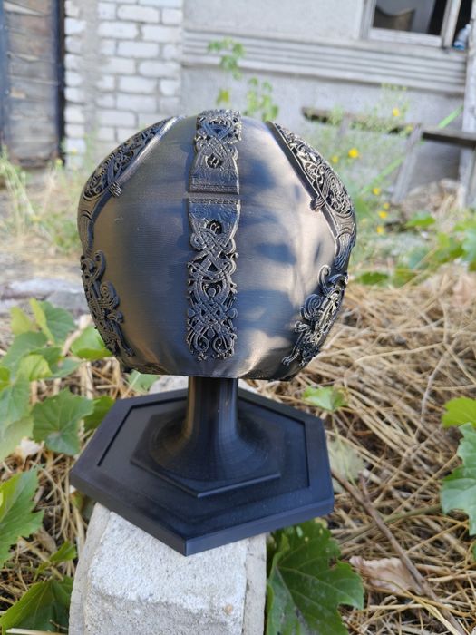 3D підставка для шолома у вигляді черепа. Підставка, шолом, череп