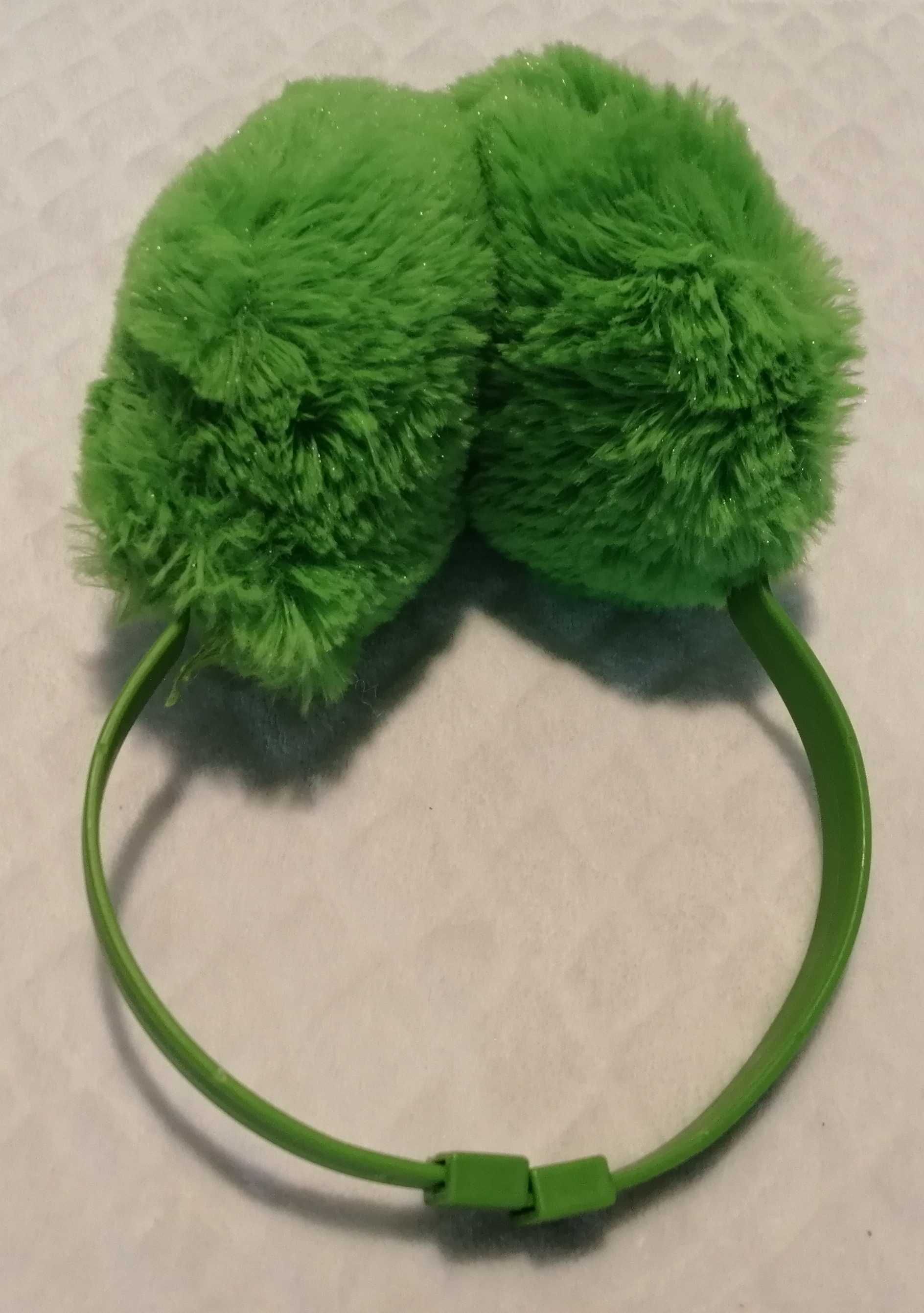 Nauszniki zimowe dziecięce, zielone, Sourz (34-47cm)