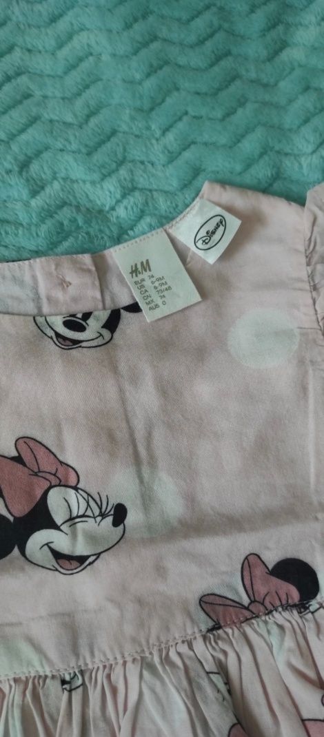 Sukienka H&M Myszka Minnie, r. 74