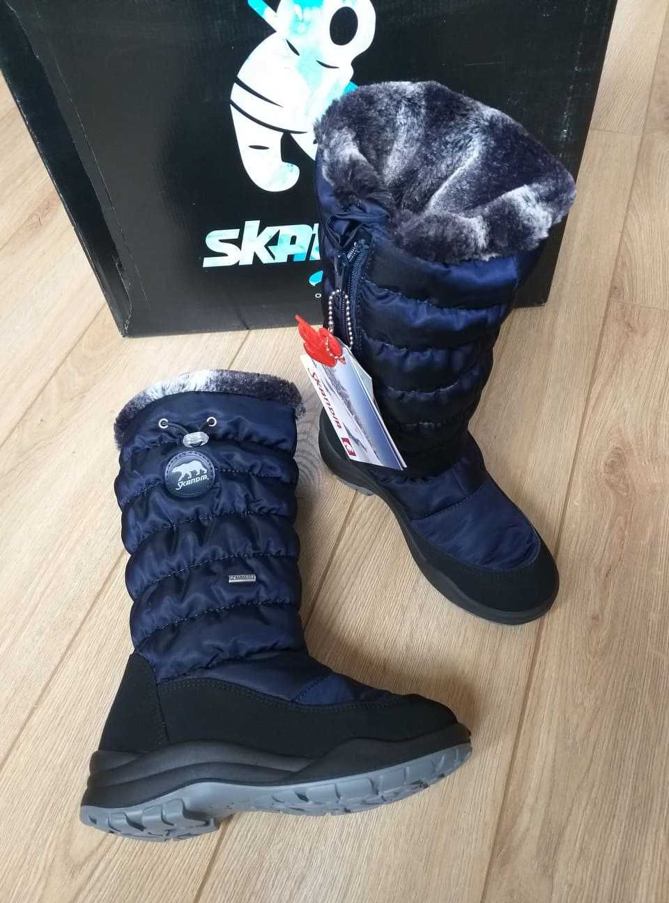 Зимові чоботи для дівчинки Skandia. Італія 34 розмір. Оригінал