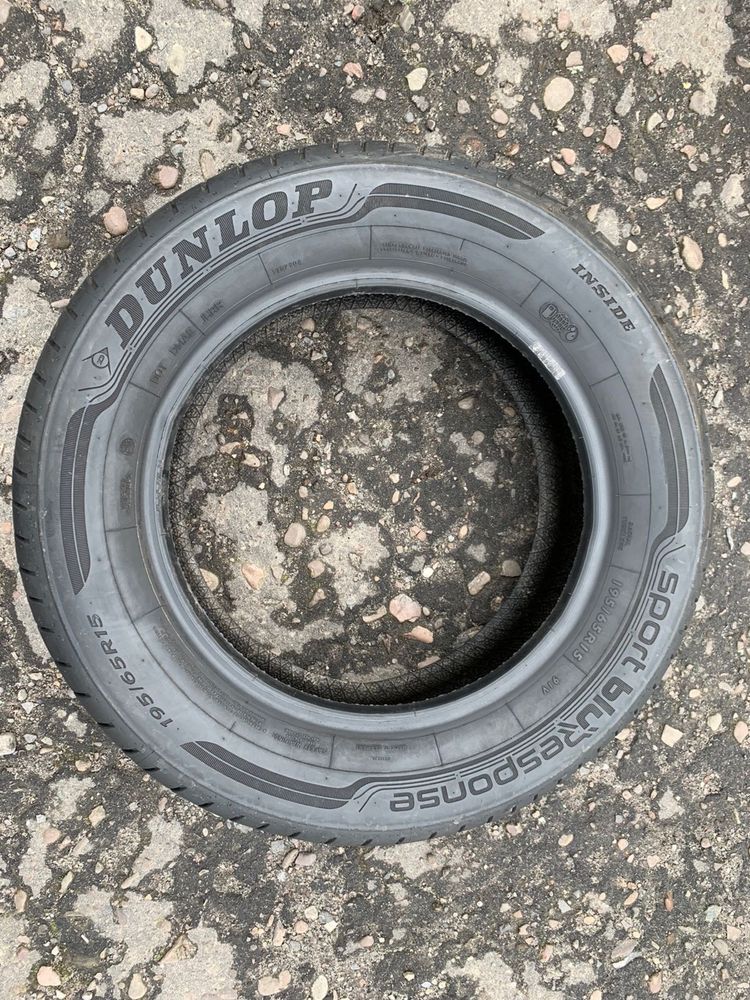 Шини 195/65 R15 пара Dunlop 2022p літо 7,6мм