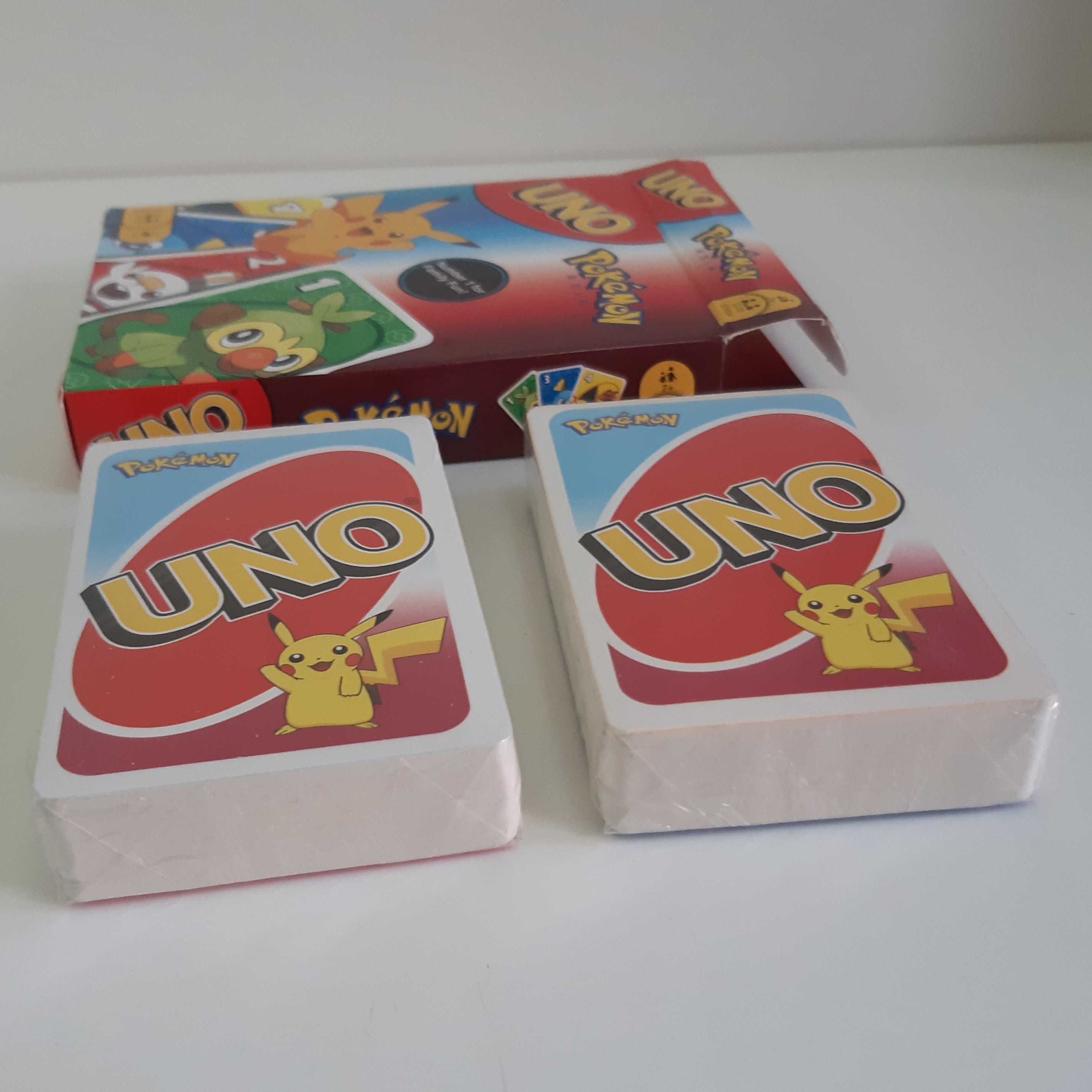 Jogo Baralho de Cartas Novo UNO Pokémon Asia