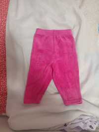 Spodnie dresowe welurowe dziewczęce roz. 68 Kecky