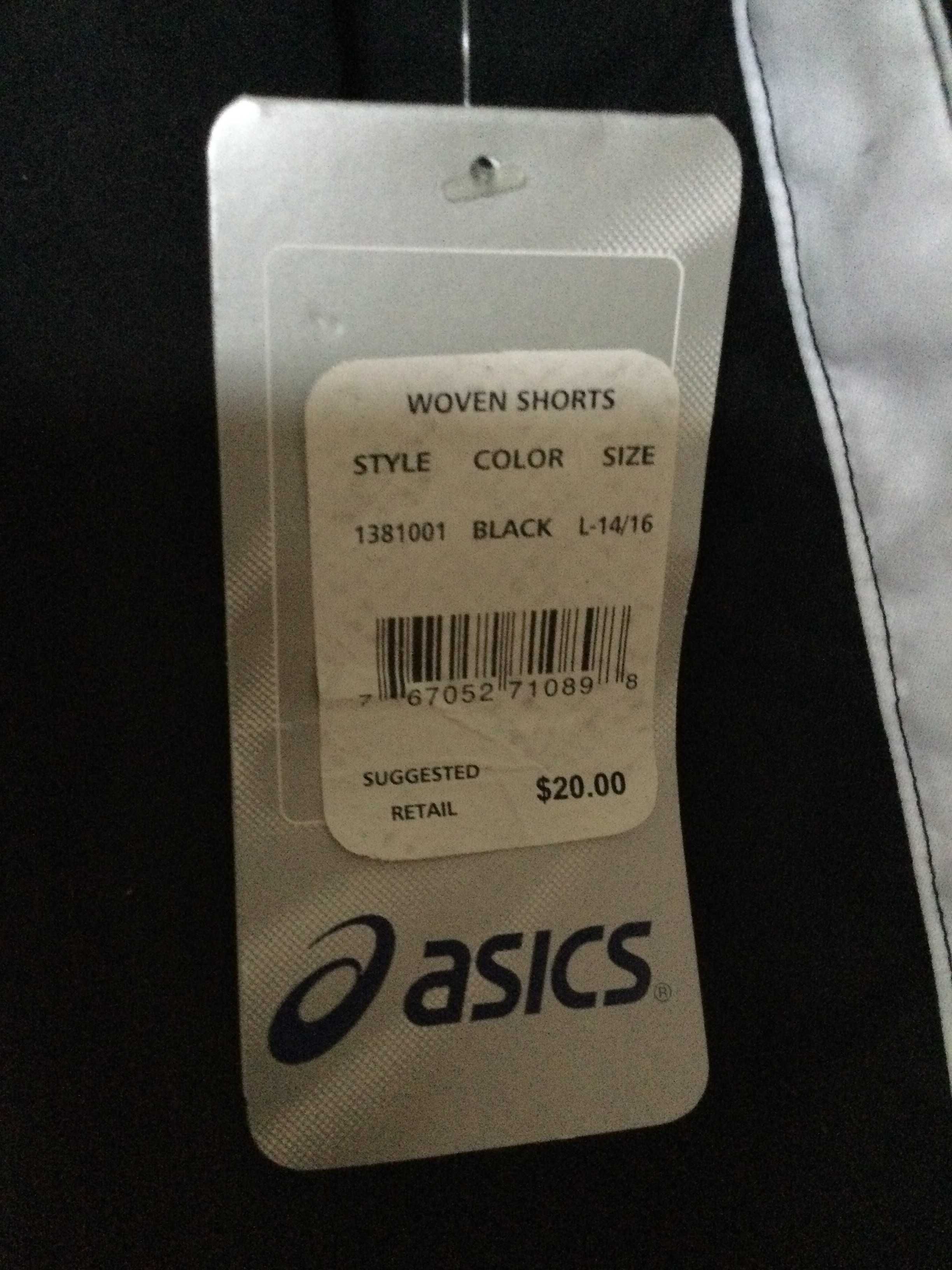 Asics spodenki sportowe na 14-16 lat