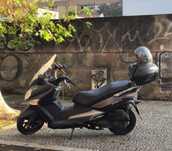 Vendo SYM 125  GTS i (2015) troco por caravana/roulote