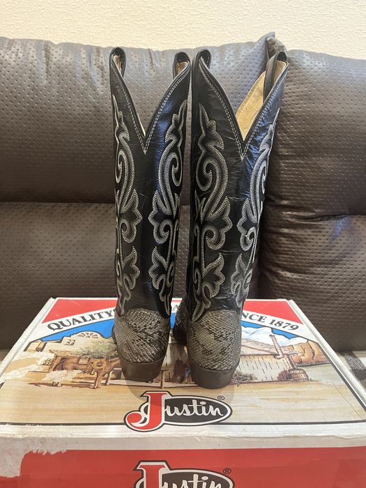 Настоящие ковбойские сапоги Justin