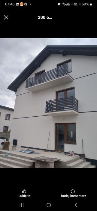 Balustrada barierka nowoczesnavpalisadowa