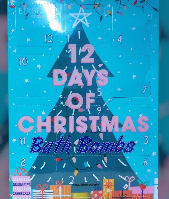 Kalendarz adwentowy – 12 kul do kąpieli (12 × 50 g)