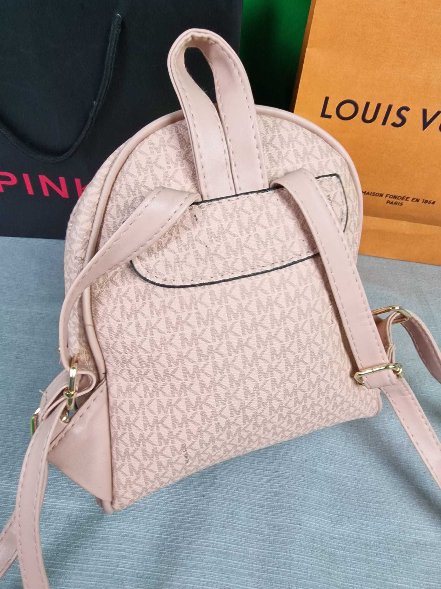 Plecak damski różowy Michael Kors monogram plecaki nowe MK