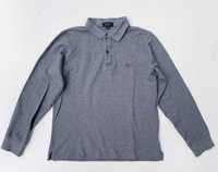 Koszulka Polo Szara Gant Długi Rękaw 158 164 cm 13 14 lat