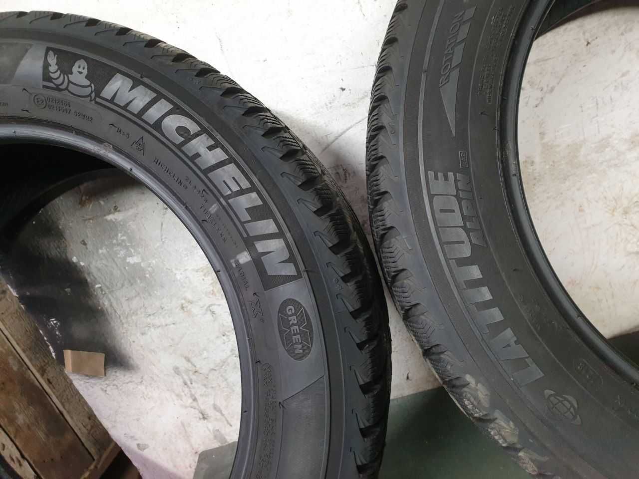 Dwie Opony zimowe 235/55R18 6mm Michelin Latitude Alpin LA2