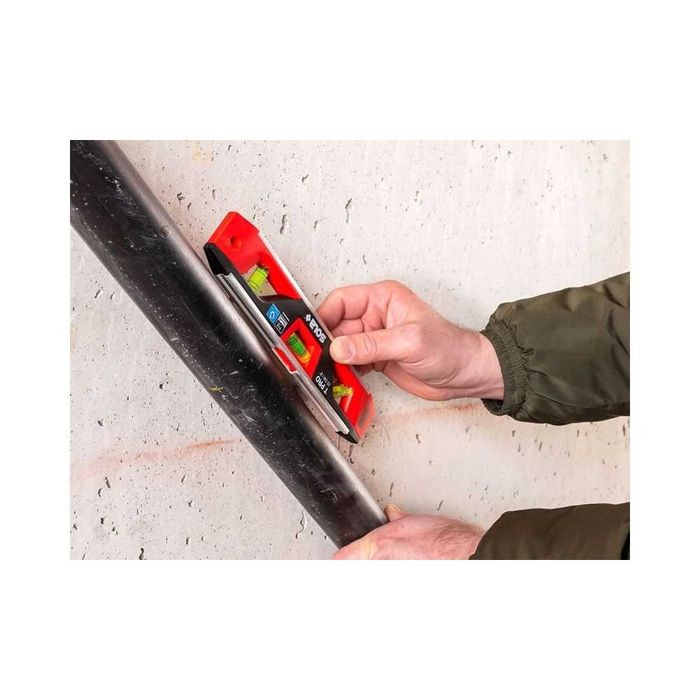 Poziomica  Torpedo T PRO Sola Magnetyczna 23 cm ZE SPADKIEM 2% ABS ALU