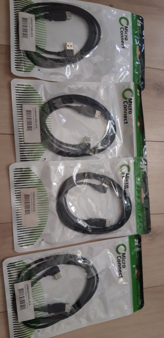 Przewód USB USBAAF2ABLACK Micro Connect