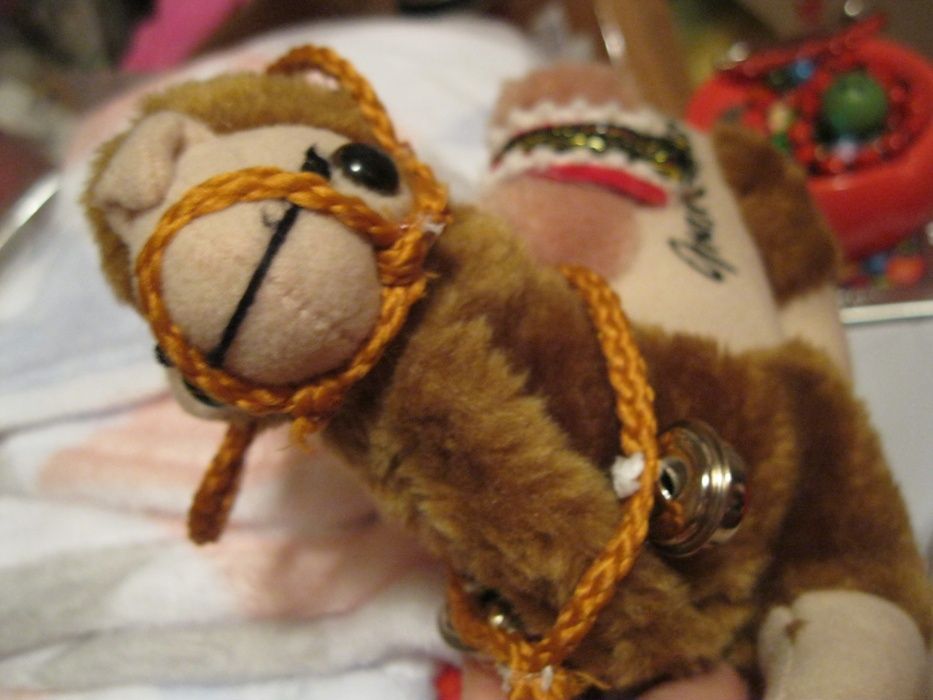 игрушка мягкая плюшевая верблюд gran canaria испания бубенчики