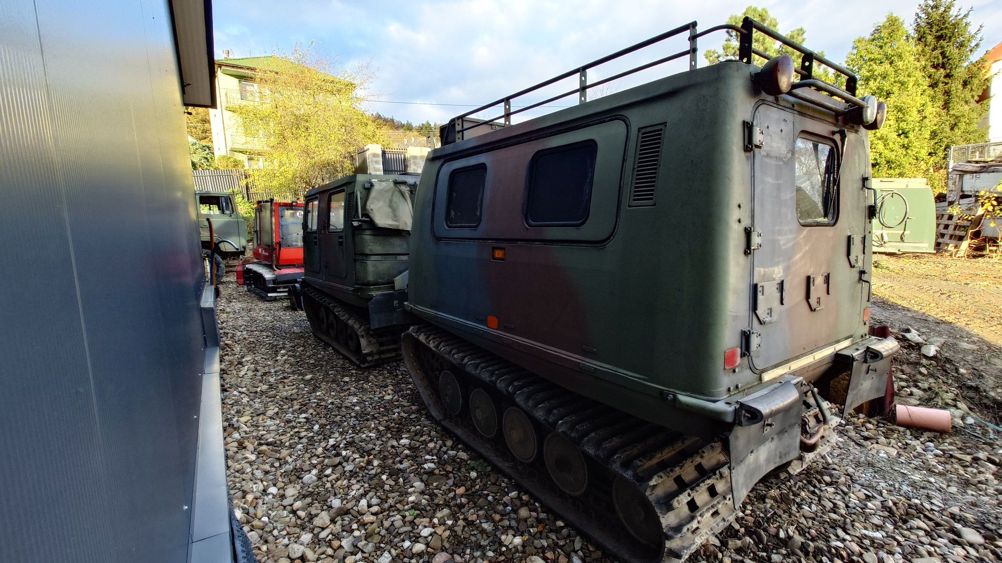 Hagglund BV206 ratrak amfibia pojazd gąsienicowy unimog Energetyka