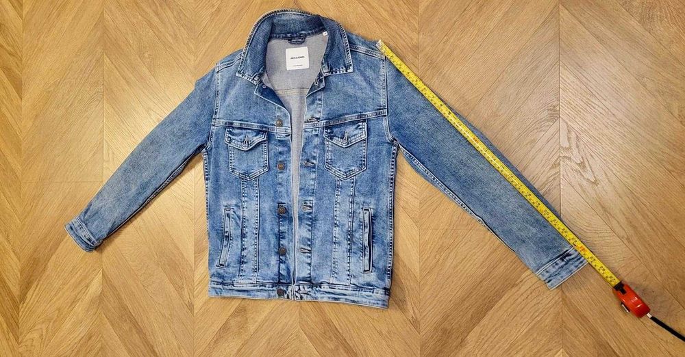 PRO8L3M ART BRUT KURTKA KATANA rozmiar "S" jeans custom projekt unisex