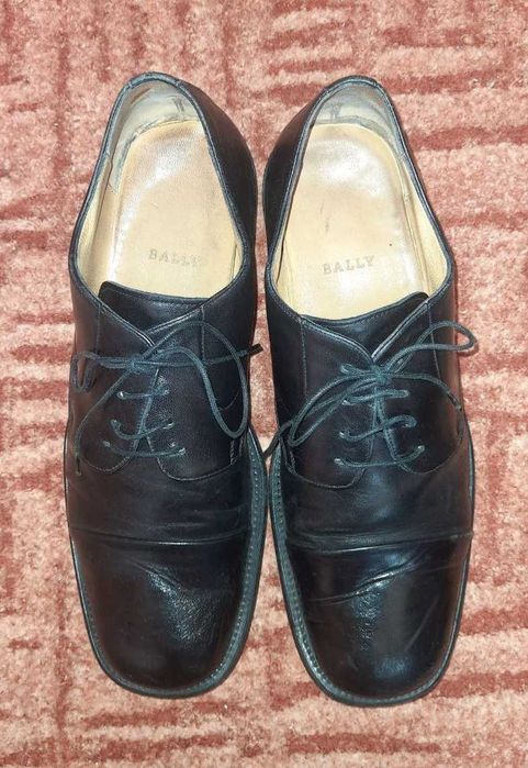 Классические мужские туфли Bally, кожа, р. 44,5 стелька 29 см