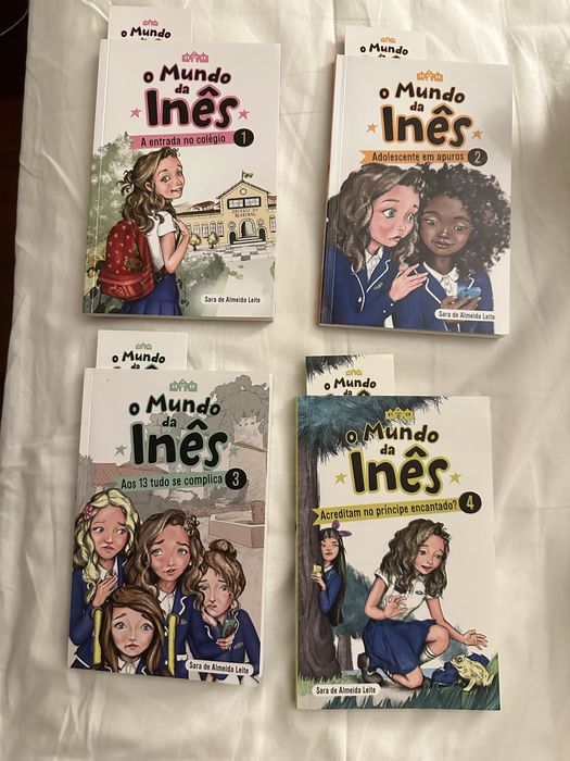 O Mundo Da Inês 1,2,3,4 (conjunto de 4 livros)