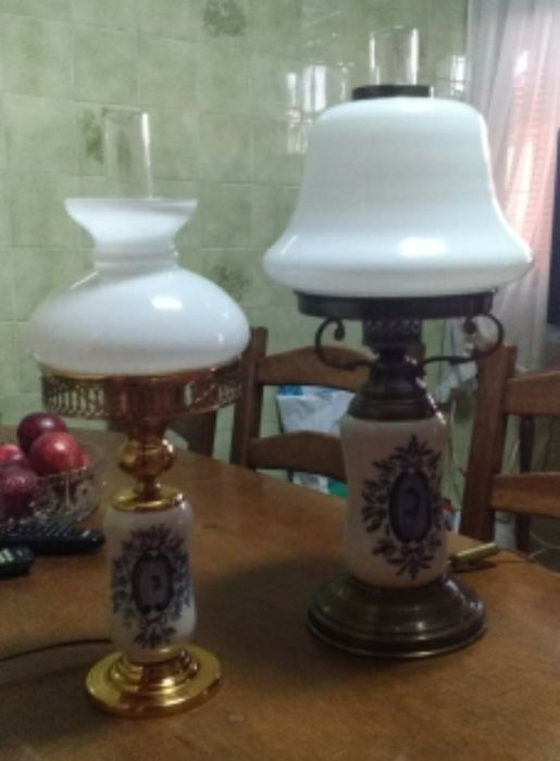 Candeeiros mesa Louça de Viana