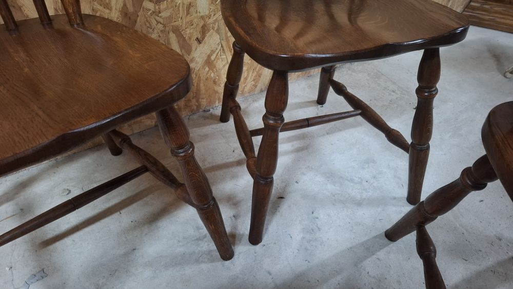 Krzesła dębowe cena za  komplet 4szt