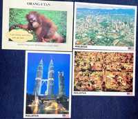 Zestaw kartek pocztowych Malezja i Brunei