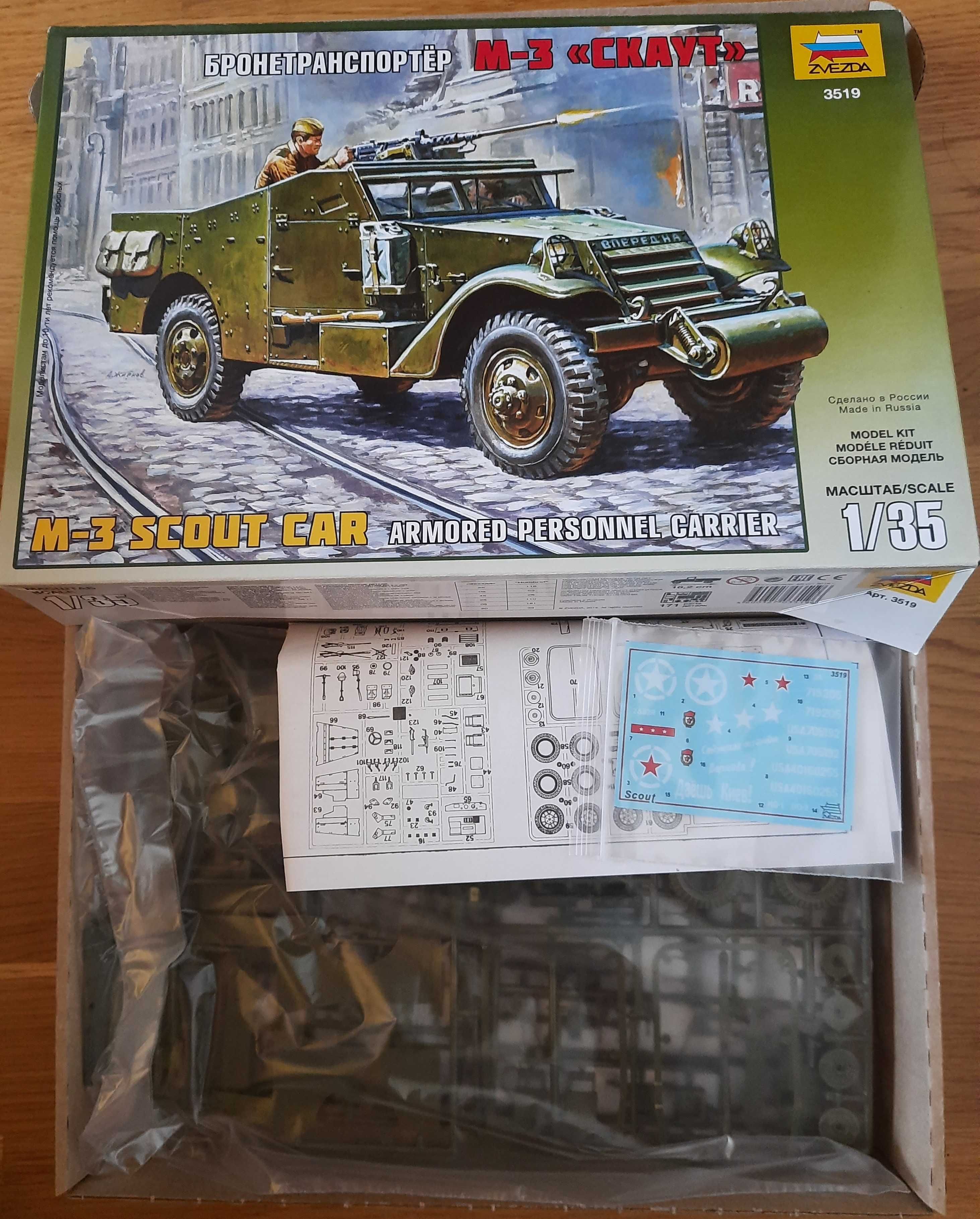 Model do sklejania Zvezda M-3 Scout Car