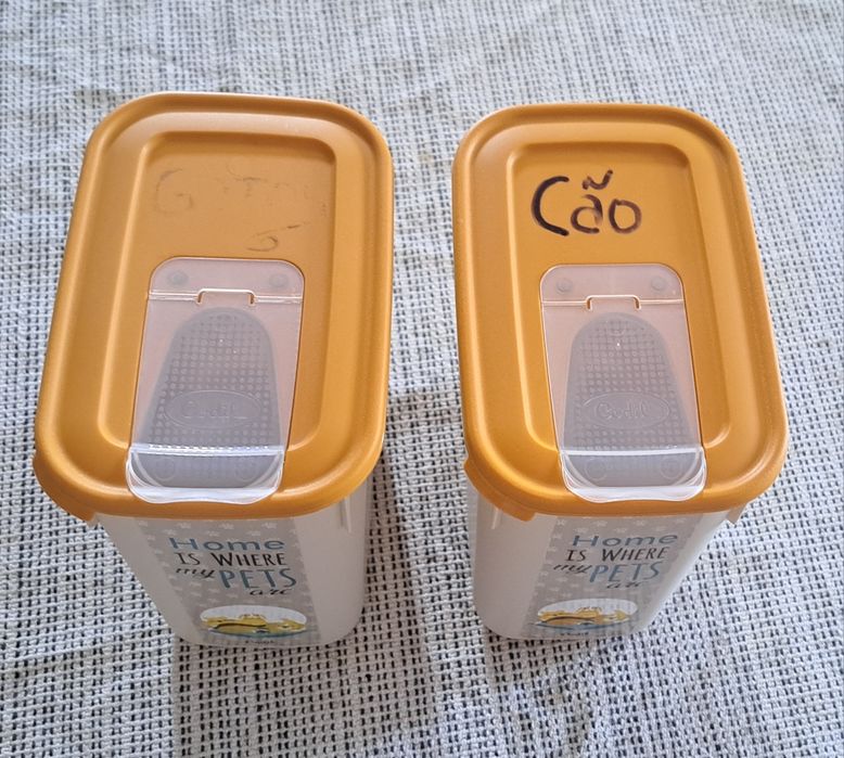 2 caixas armazenamento