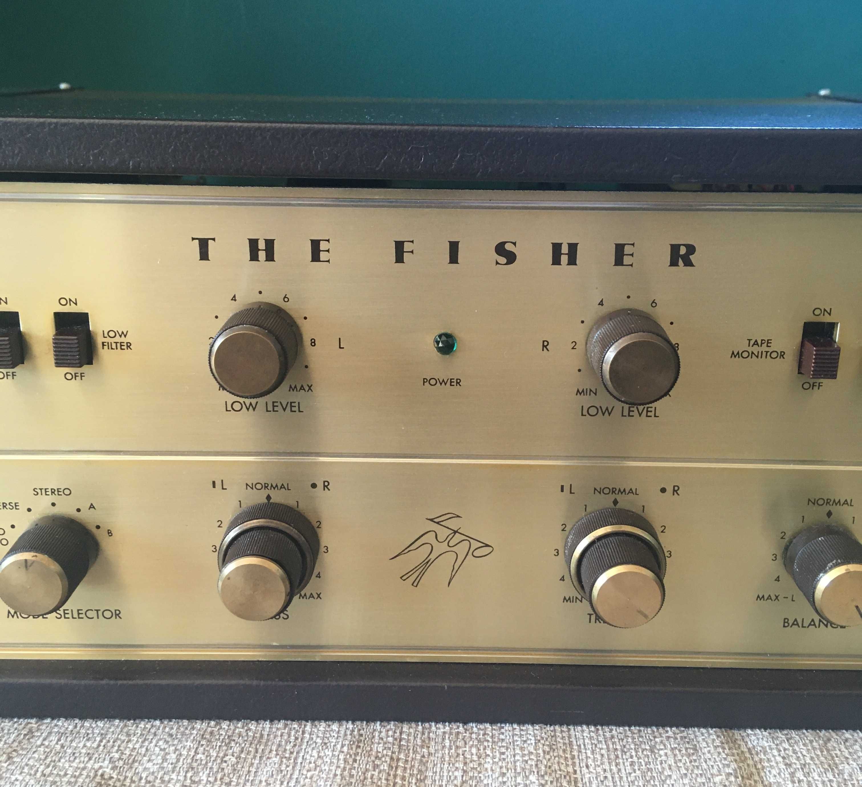 Fisher X-100 amplificador a vávulas vintage tube integrated amplifier