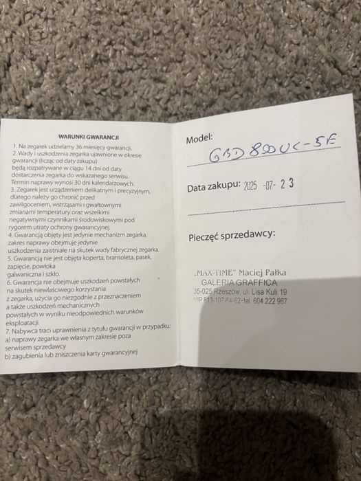Casio G-SHOCK GBD-800UC-5ER Warszawa