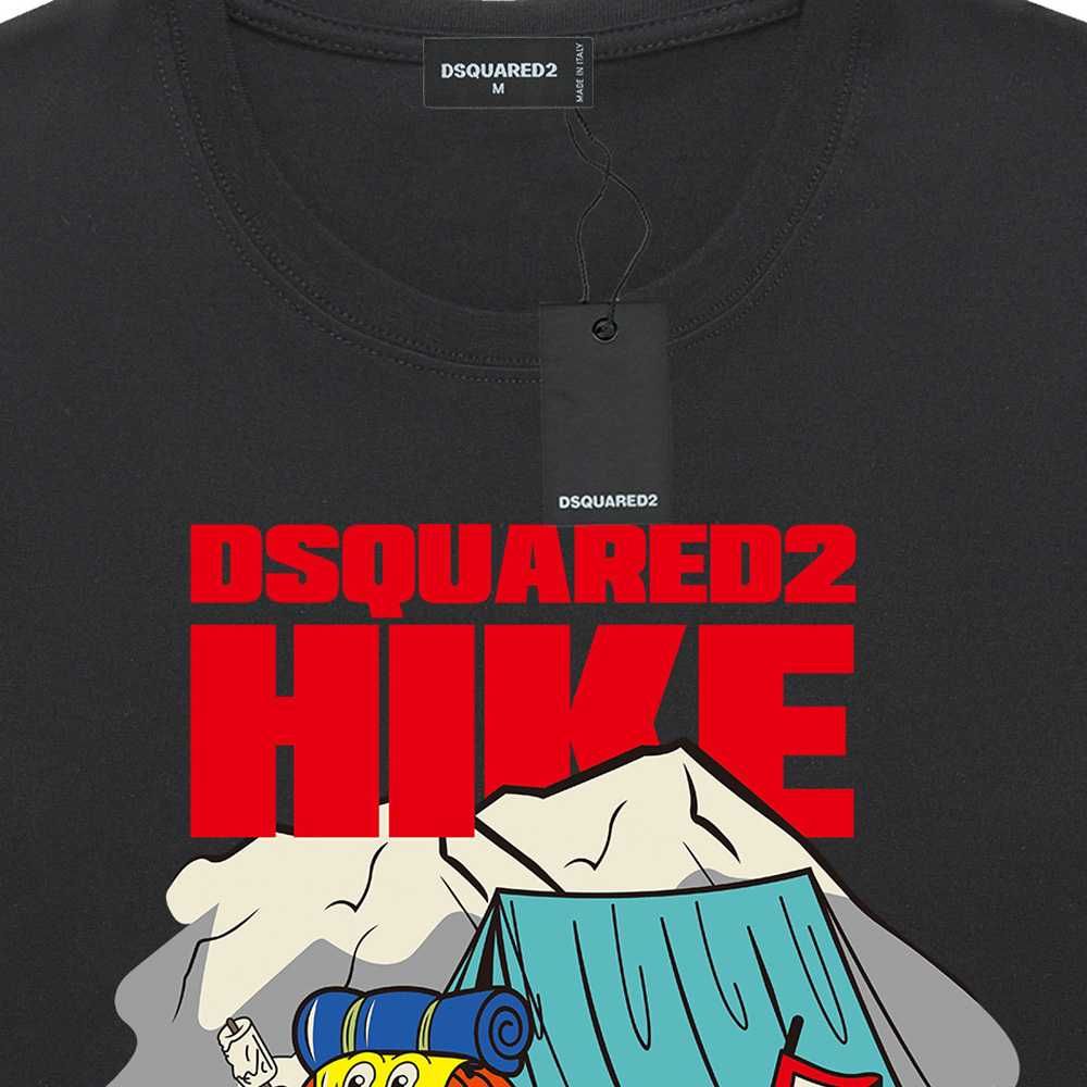 DSQUARED2 T-SHIRT - L - Koszulka męska czarna