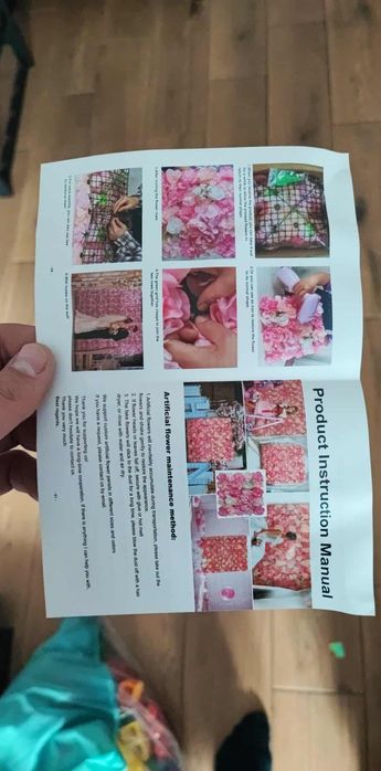 Panele kwiatowe ścianki dekoracyjne