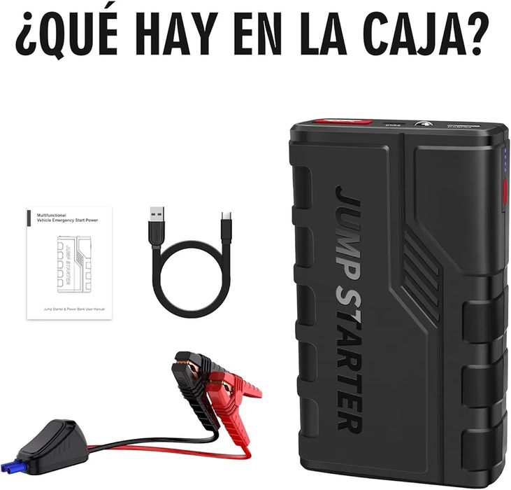 [Novo] Booster / Jump Starter / Arrancador Bateria Carros 12V - 1500A