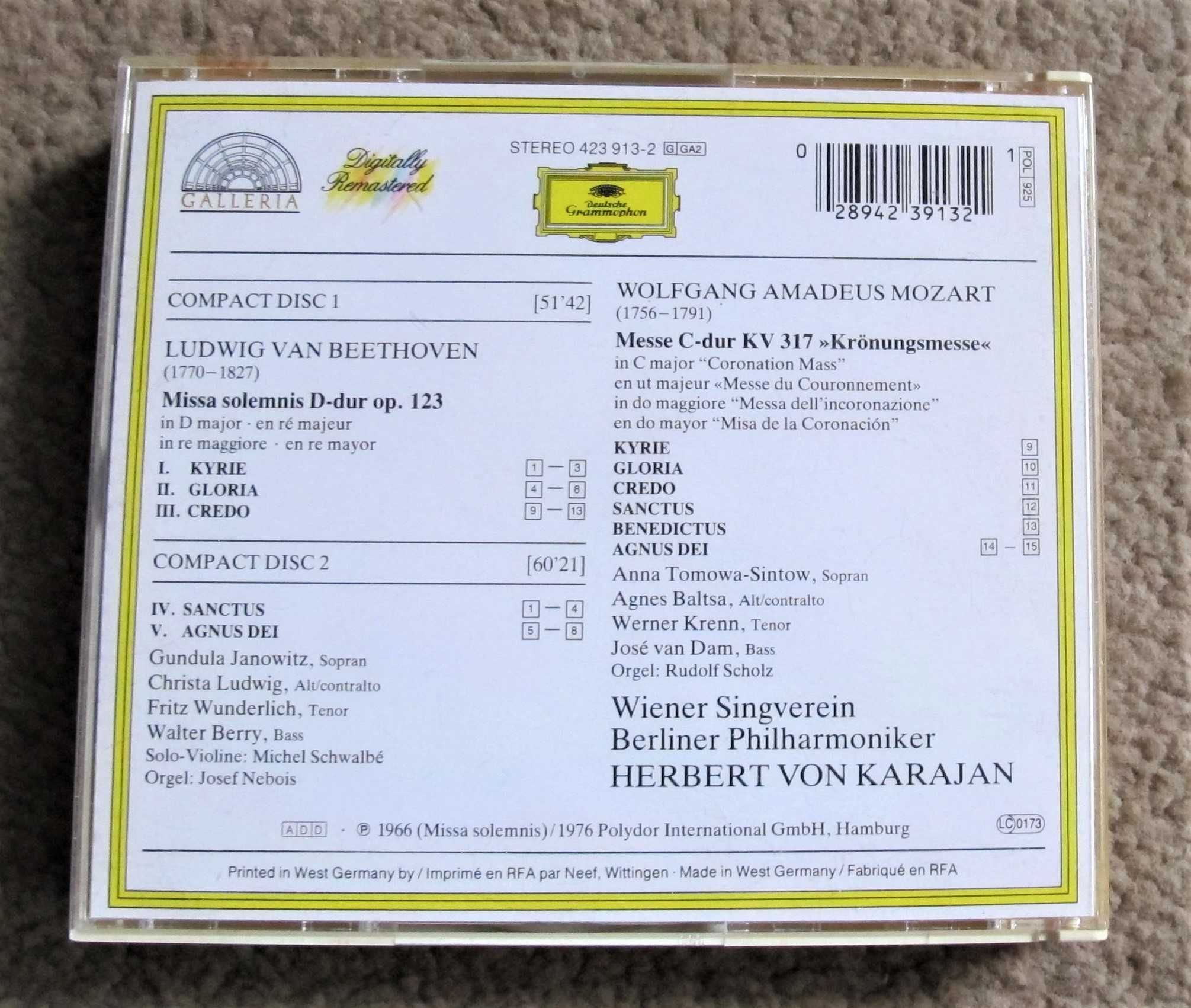 Deutsche Grammophon - Album CD 2 płytowy H. von Karajan