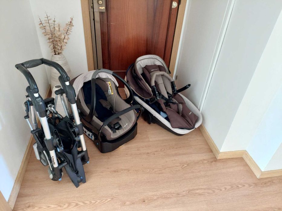 Conjunto Passeio Bébé Confort Streety (Carro, Ovo, Alcofa, Cadeira)