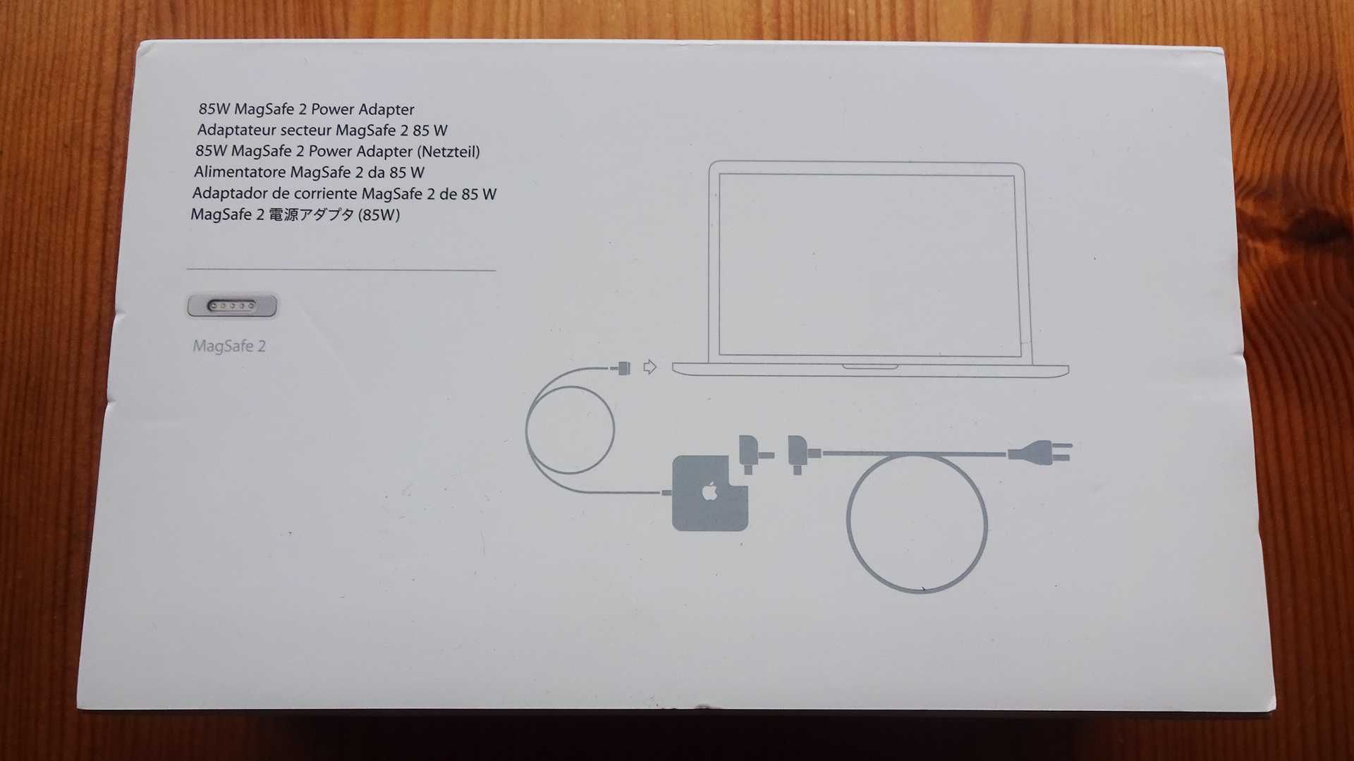 Carregador Apple MagSafe 2 85W Novo Original MacBook Pro 15 Portátil