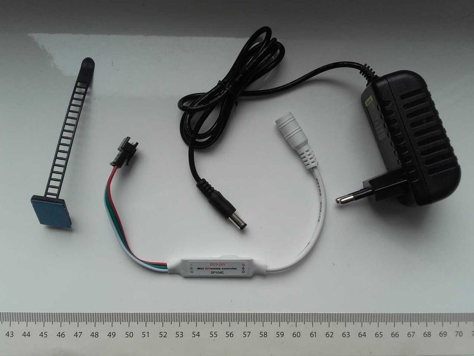 LED 5m RGBIC,prawiej jak ARGB, SMD 5050, IP65, pilot, 500cm NOWE Taśma