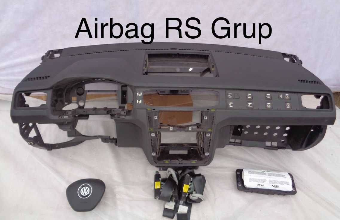 VW Caddy tablier airbag cintos