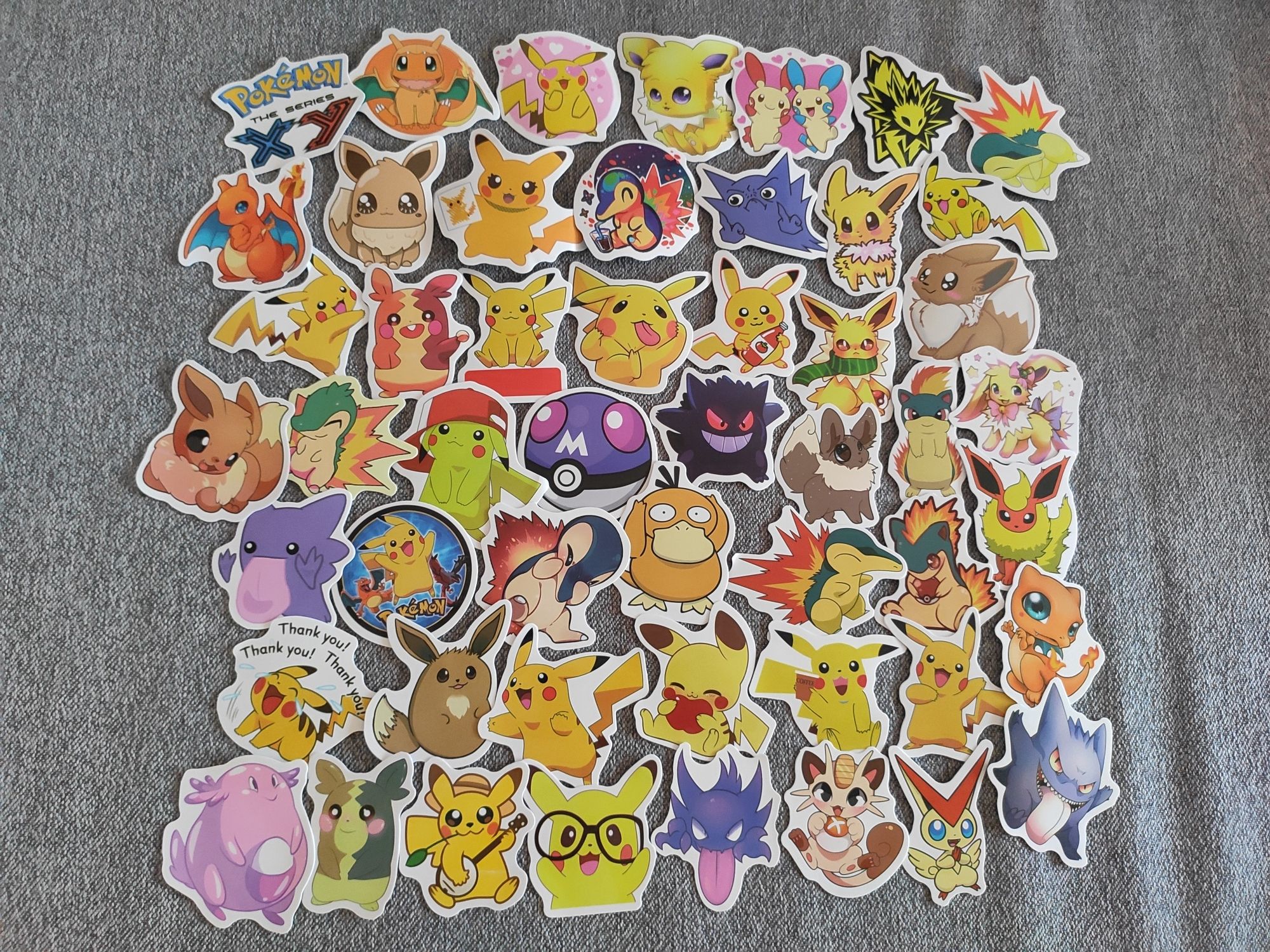 Naklejki Pokemon Pikachu 50 sztuk