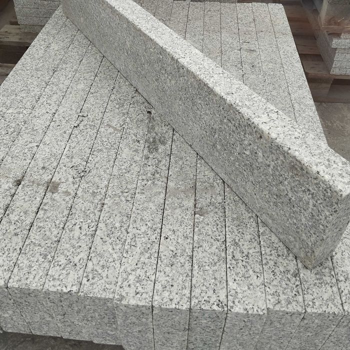Obrzeże granitowe kamienne opornik krawężnik granit dalmatyńczyk grys