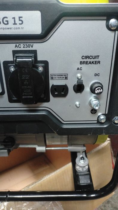 Генератор бензиновий  однофазний 1,3 кВт GenPower GBG 15  Туреччина